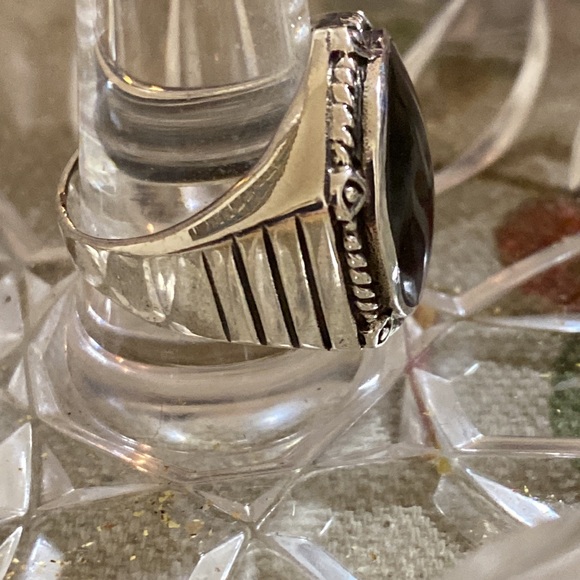 Onyx Sterling silver size 5.5 - Picture 2 of 4
